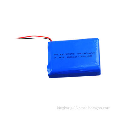 7.4V/5,000mAh Li-polymer Battery Pack